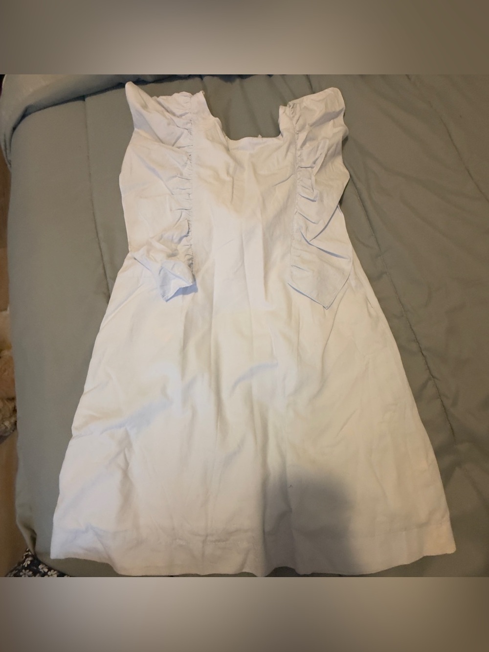 Light blue  Ruffle Sleeve Sundress